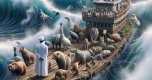 Kisah Nabi Nuh AS: Penghuni Kapal di Tengah Bahaya Banjir Besar