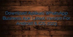 Download Aplikasi WhatsApp Business Apk Latest Version For Android &amp; iOS 2023